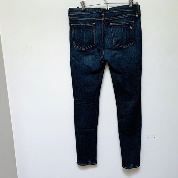 Rag and Bone Mid Rise Skinny Jean in Kensington Size 27 W1502K520 EUC - Picture 7 of 12
